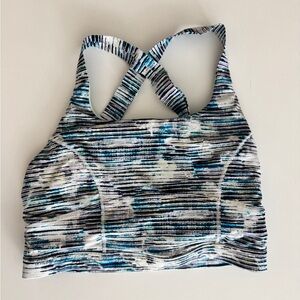 Lulu Lemom high impact Striped Sports Bra